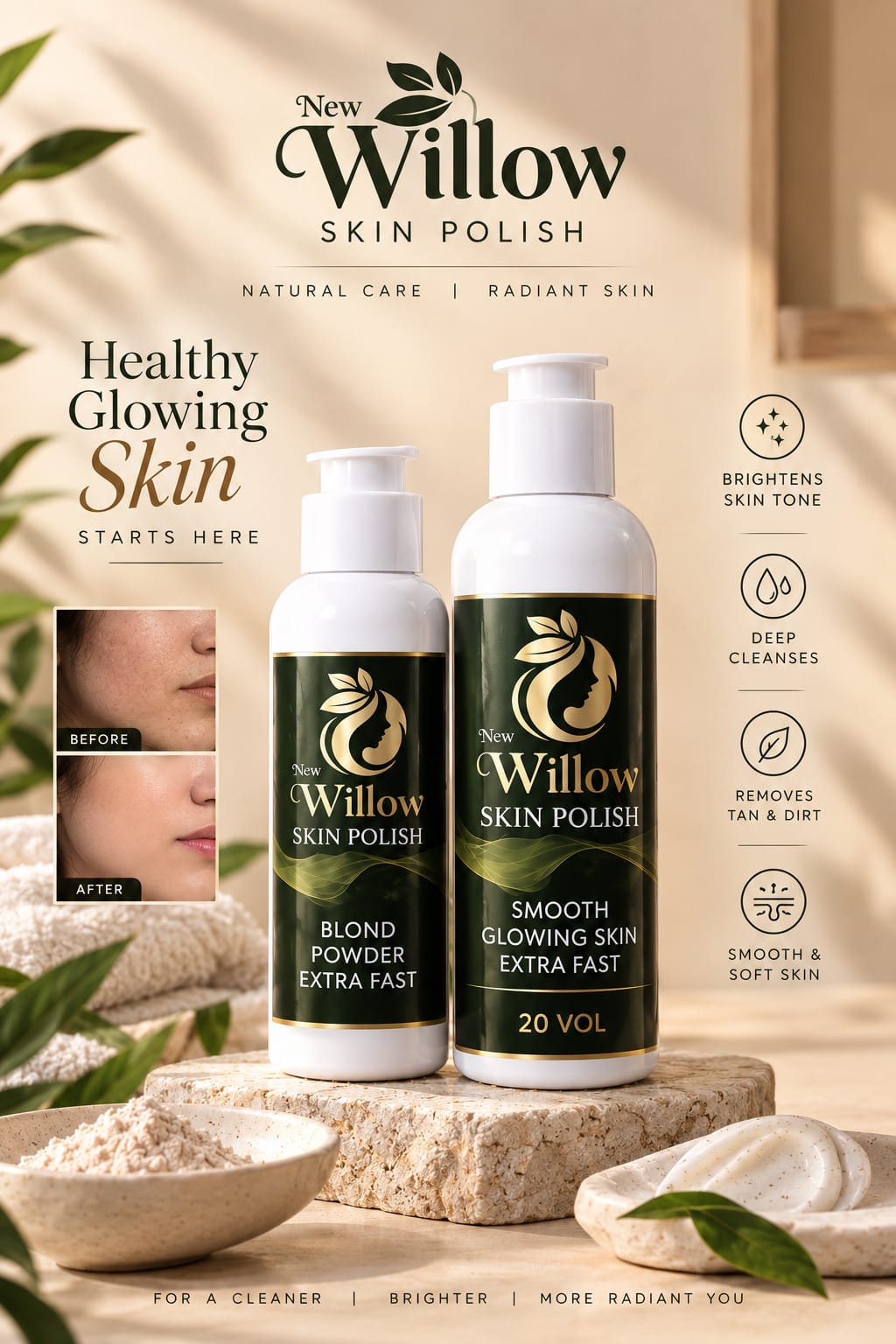 Willow Skin Polish – Smooth & Glowing Skin